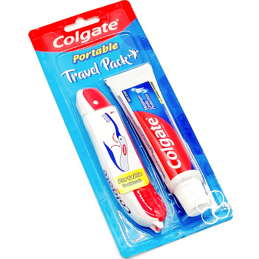 高露潔牙刷及牙膏旅行套裝